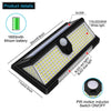 190 LED Solar Wall Light Outdoor Waterproof with Motion Sensor
