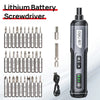 Cordless Electric Screwdriver Rechargeable 4V Mini Drill Lithium Battery