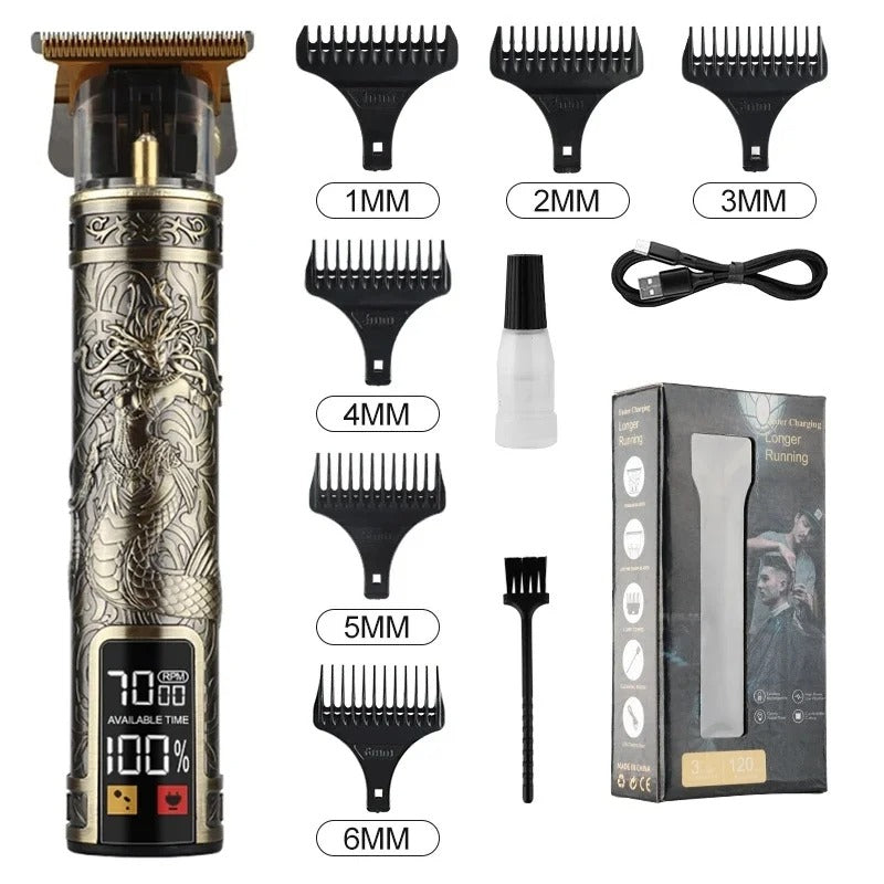 Electric Hair Trimmer – Precision Carving Clipper for Men’s Beard & Hair Grooming