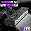 10000 Lumen Bike Light – USB Rechargeable 10000mAh Waterproof