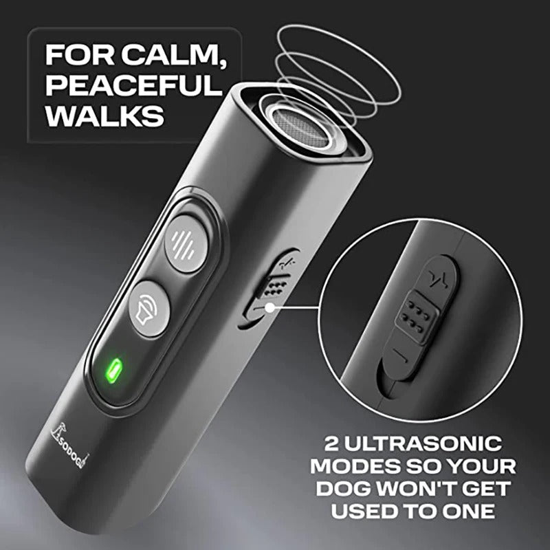 Ultrasonic Dog Training & Bark Control Device