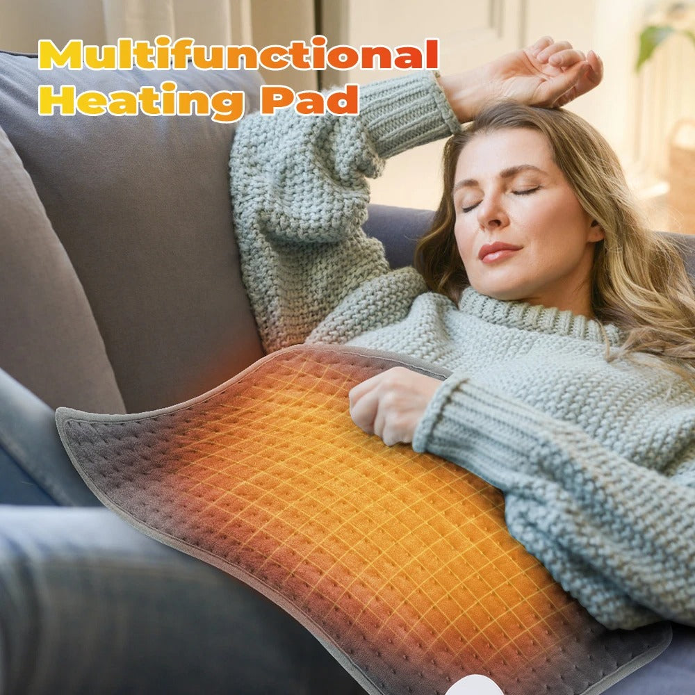 Electric Heating Pad for Shoulder, Neck, Back & Pain Relief