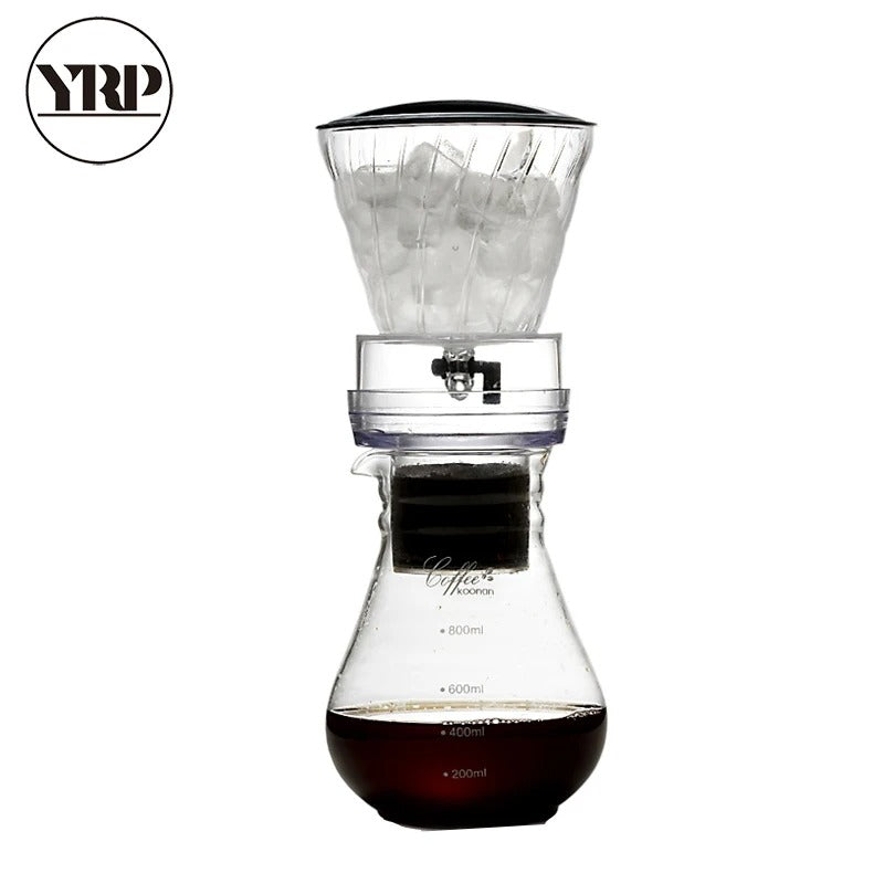 Glass Cold Brew Drip Coffee Maker with Reusable Filter