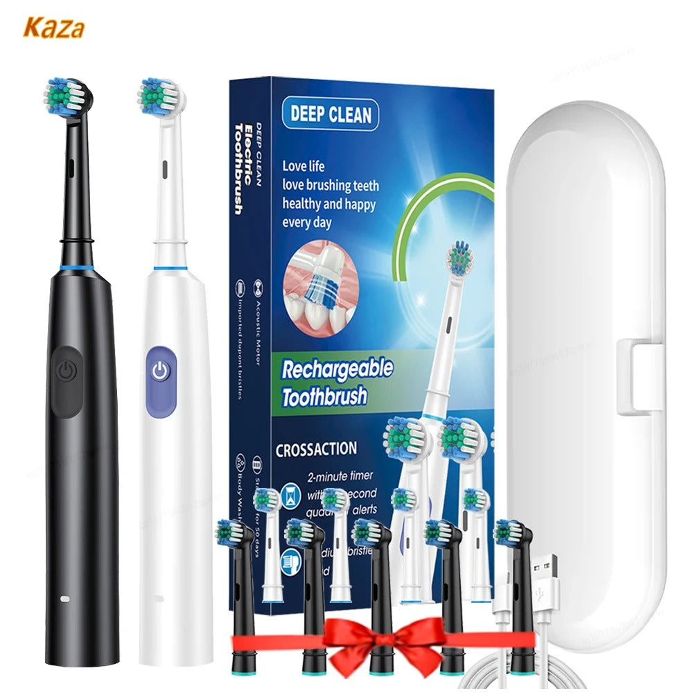 Rechargeable Electric Toothbrush – Rotary Electronic Toothbrush