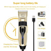 Professional Dog Hair Clipper USB Rechargeable - Ultra Quiet