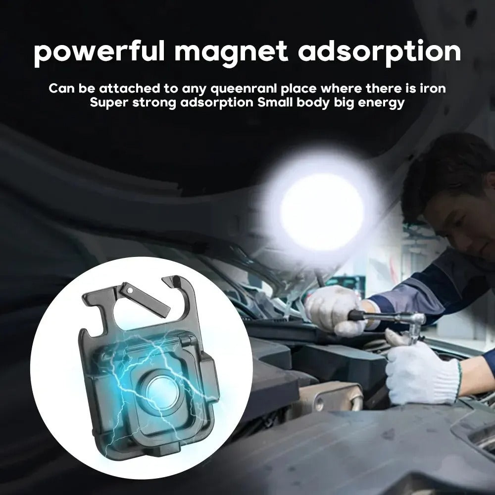 Multifunctional Mini LED Flashlight Keychain – Portable camping Light