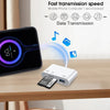 3-in-1 Type-C Micro Adapter & Memory Card Reader - USB-C TF, CF, SD
