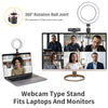 6.3-Inch LED Ring Light Round Lamp for Selfie & Live Streaming