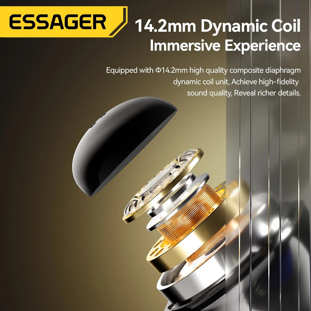 3.5mm Wired Earphones – In-Ear Headset with Mic