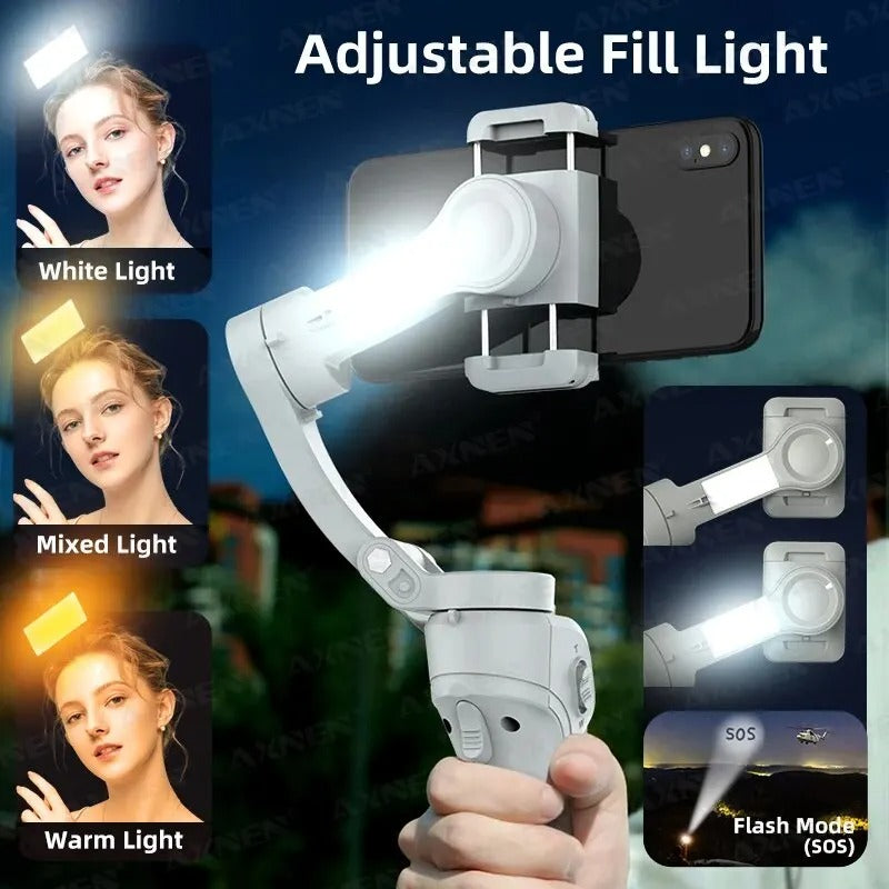 HQ6 3-Axis Gimbal Stabilizer – Handheld Phone Stabilizer