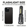 High Power Rechargeable LED Flashlight – Ultra Bright Torch with Side Light