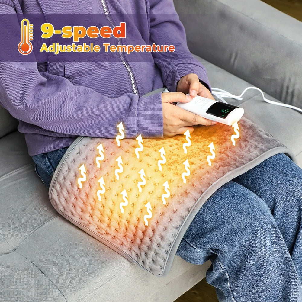 Electric Heating Pad for Shoulder, Neck, Back & Pain Relief