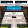 190 LED Solar Wall Light Outdoor Waterproof with Motion Sensor