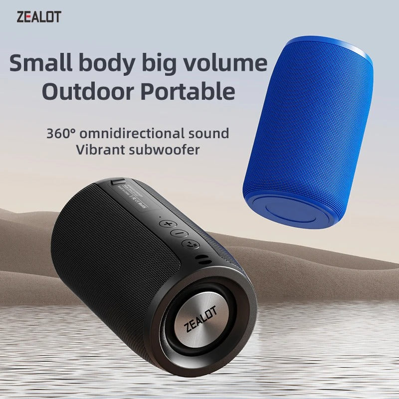 ZEALOT-S32 Wireless Bluetooth Speaker – Mini Portable HiFi Subwoofer