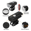 USB Rechargeable Bike Light Set – Front LED Headlight & Rear Taillight