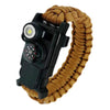 Waterproof Survival Paracord Bracelet with LED Light
