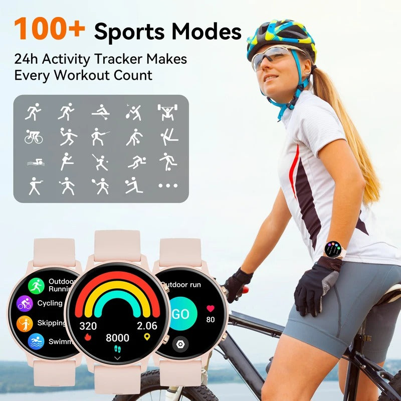 Lunessa Women's Fitness Health Smartwatch
