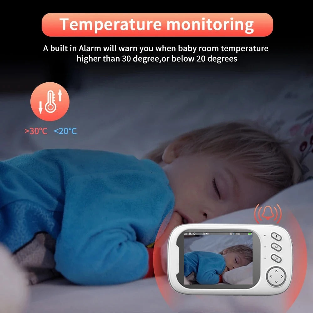 Wireless Video Baby Monitor – Night Vision, 2-Way Audio