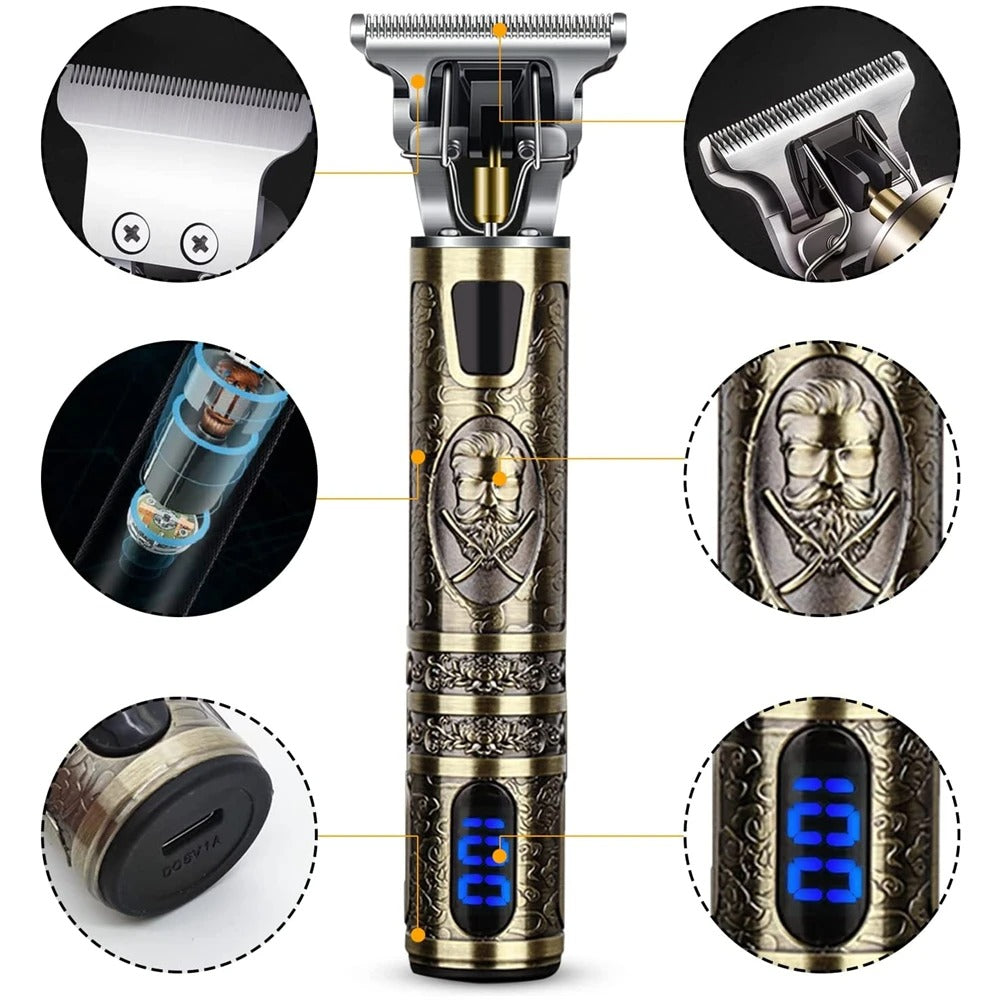 Electric Hair Trimmer – Precision Carving Clipper for Men’s Beard & Hair Grooming