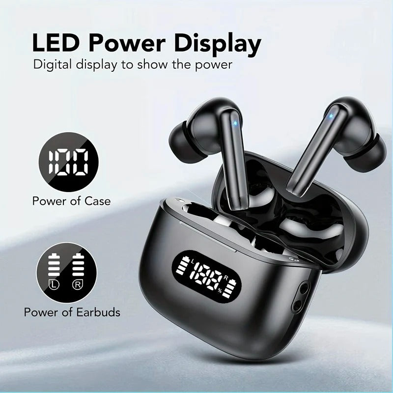 Wireless Bluetooth Earphones 40dB Noise Cancelling