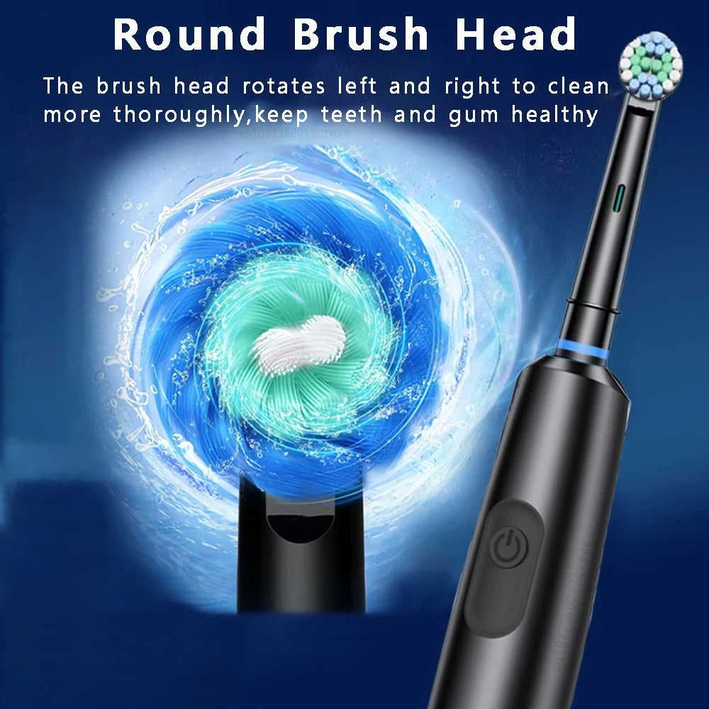 Rechargeable Electric Toothbrush – Rotary Electronic Toothbrush
