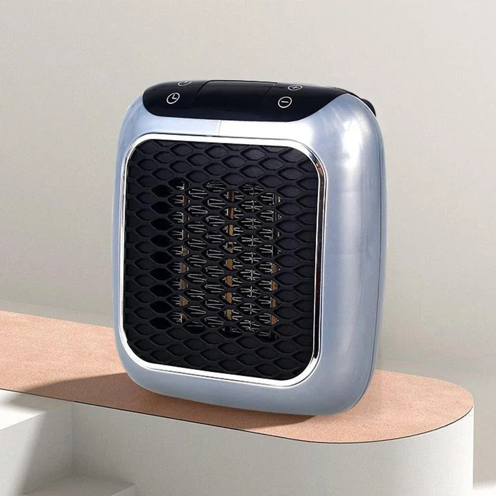 2-in-1 Plug-In Wall Heater with Quiet Portable Operation