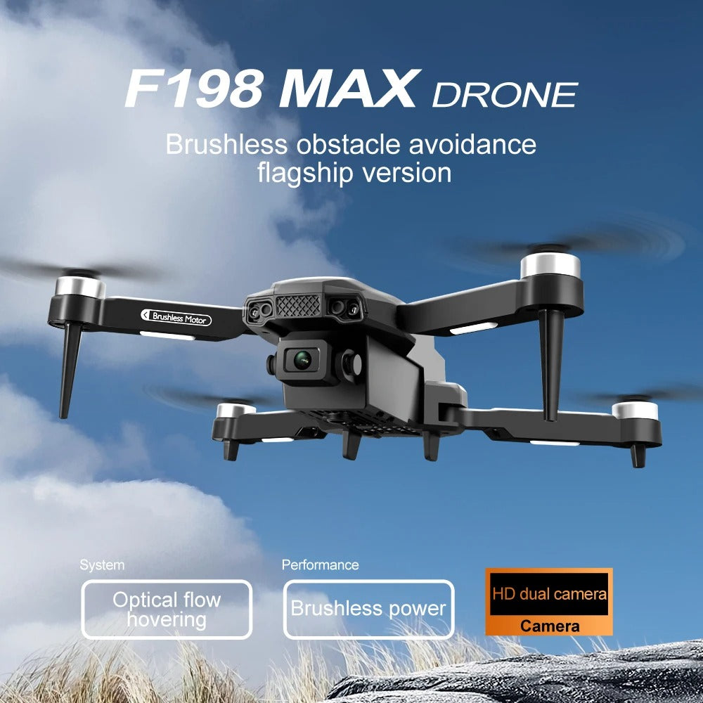 Professional Dual Camera Drone – 1080P HD WiFi FPV Foldable Quadcopter with Wide-Angle Lens & Brushless Motors