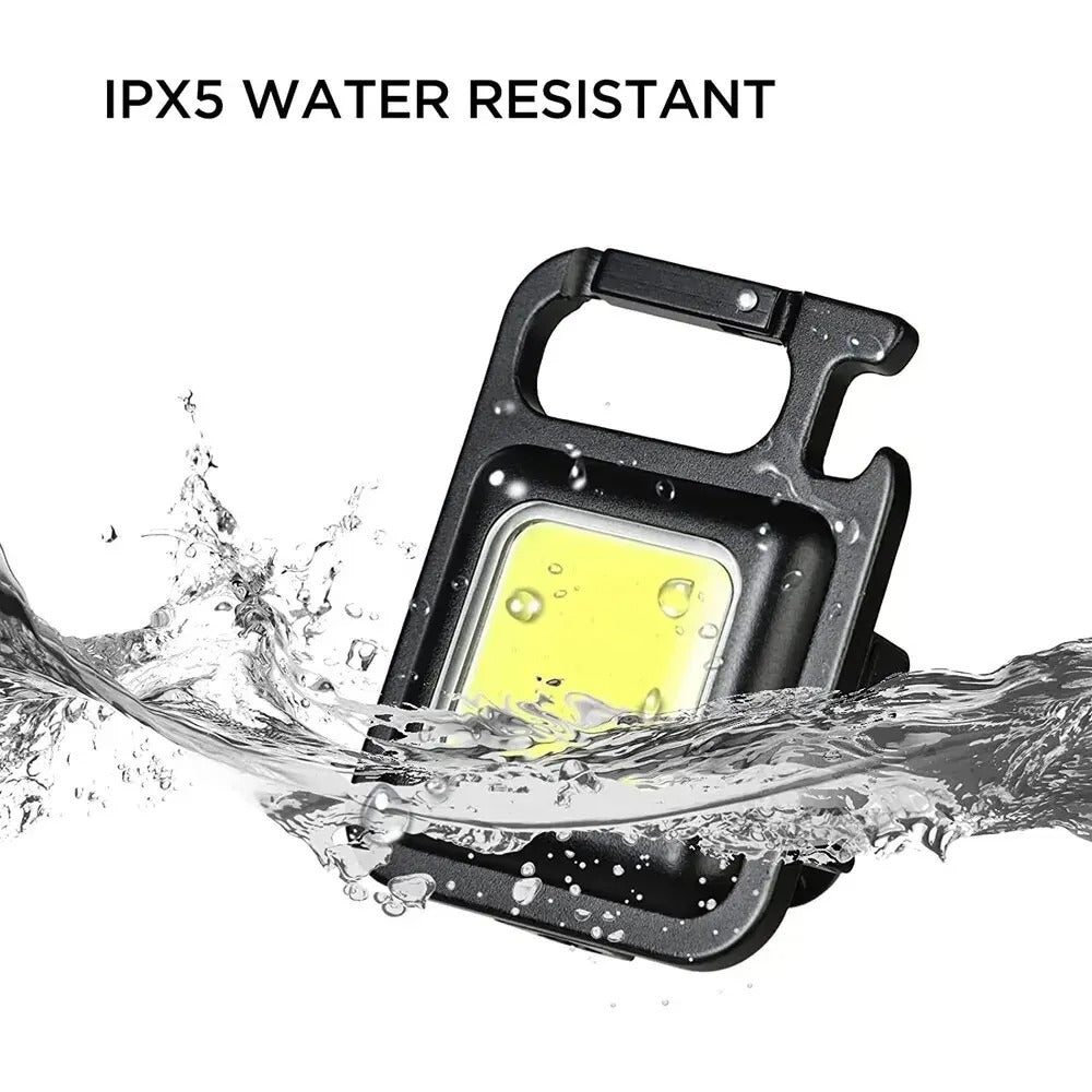 Multifunctional Mini LED Flashlight Keychain – Portable camping Light
