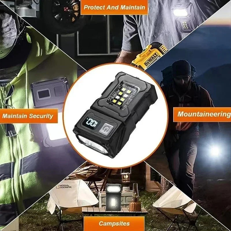 Mini USB Rechargeable LED Flashlight – Super Bright Magnetic
