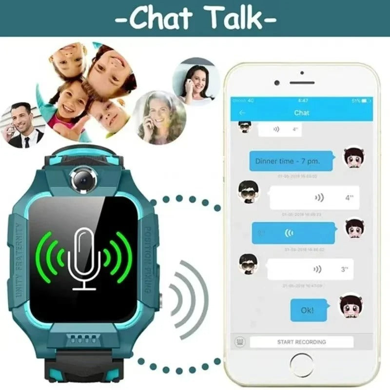 4G Smart Watch for Kids - SOS GPS Location, SIM Card Call, Camera, Waterproof