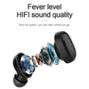 Bluetooth 5.1 Wireless Earphones with Touch Control, Waterproof, Sports Headset with Mic
