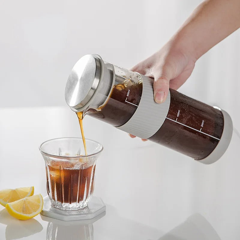Portable Cold Brew Coffee Maker and Tea Infuser 800ml