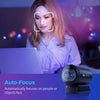 4K Streaming Webcam – 1080P 60FPS USB Camera with Autofocus & Dual Mics