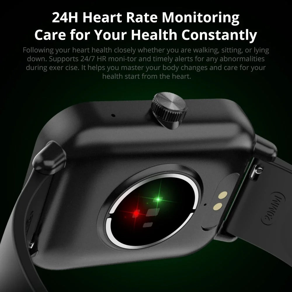 Smart Watch with Bluetooth Calling, 24H Health Monitor & 100+ Sports Modes
