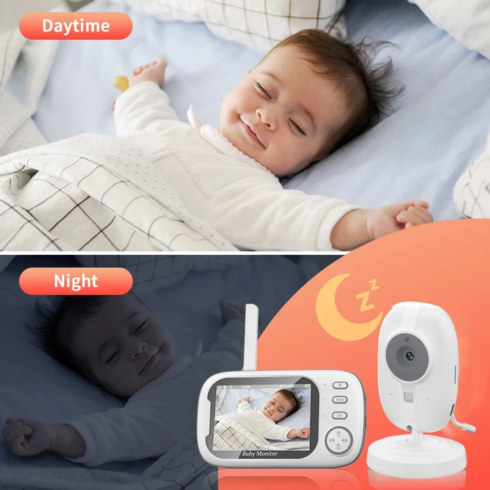 Wireless Video Baby Monitor – Night Vision, 2-Way Audio