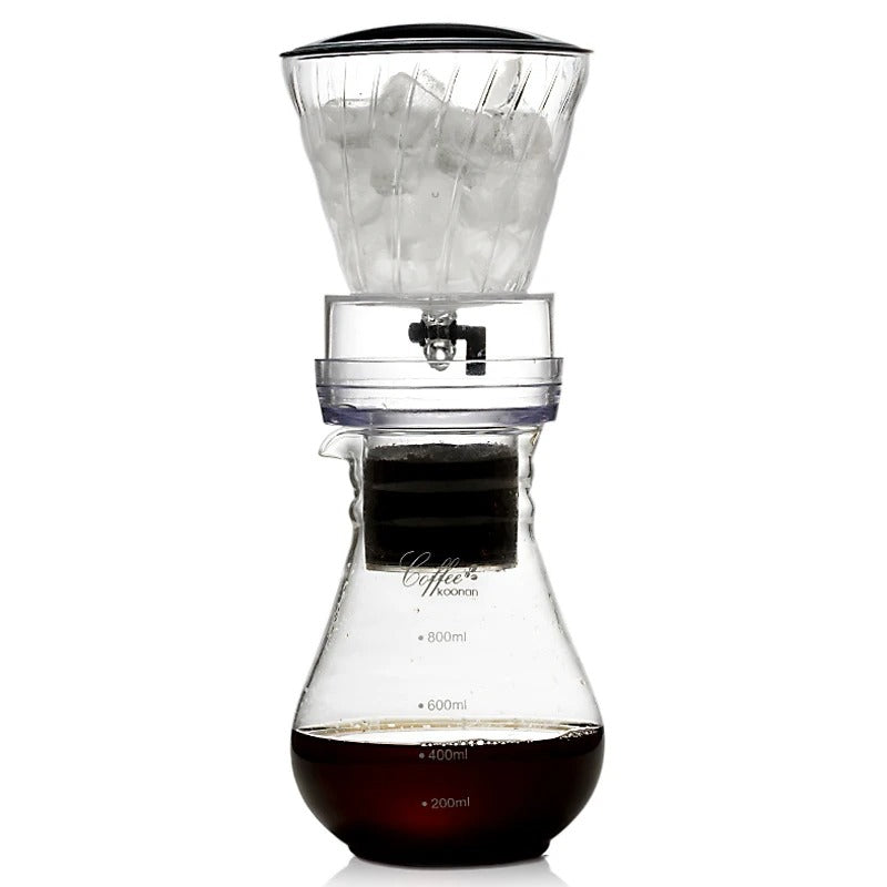 Glass Cold Brew Drip Coffee Maker with Reusable Filter