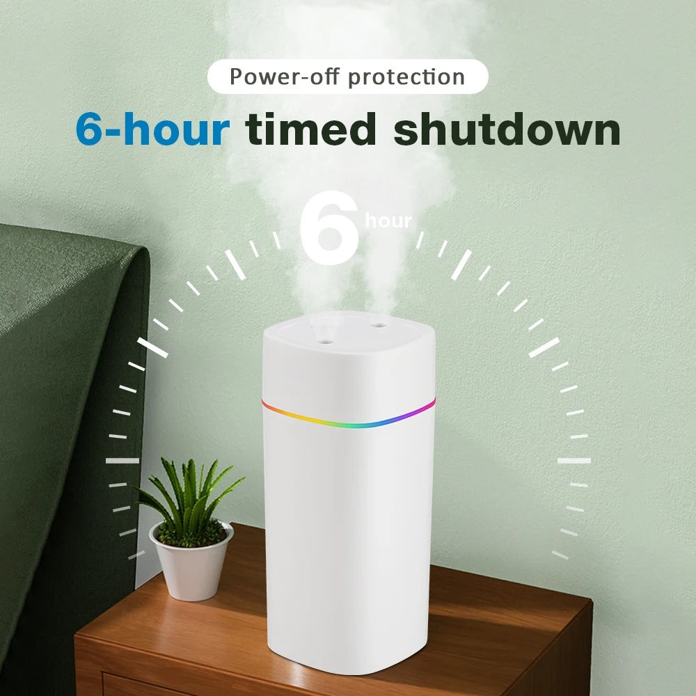 600ml USB Cool Mist Aroma Humidifier