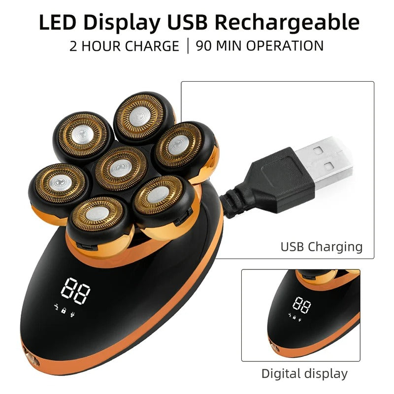 7D Floating Electric Shaver for Men