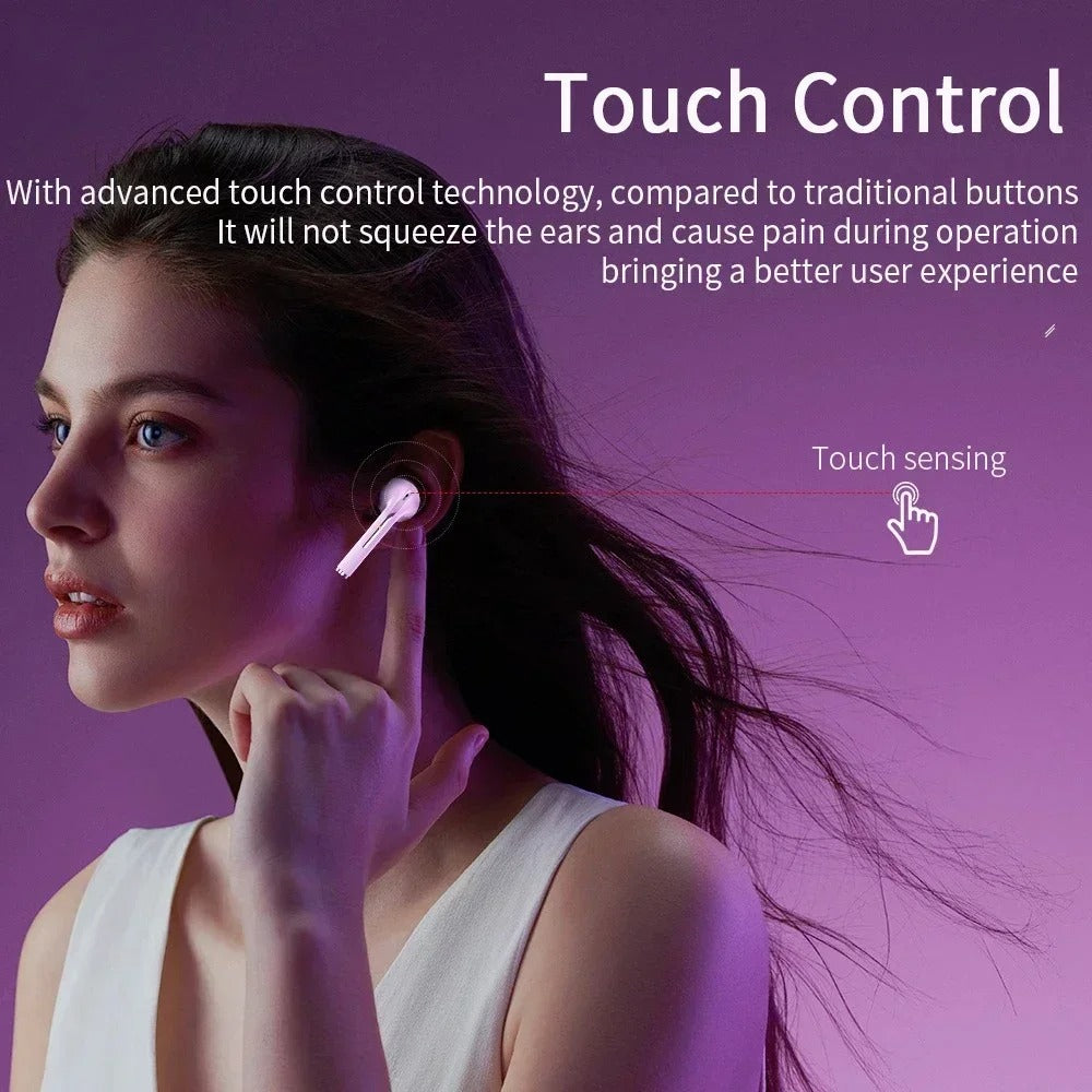 Pro Wireless Earbuds – Noise Cancelling HiFi Stereo In-Ear Headphones with Mic & Waterproof