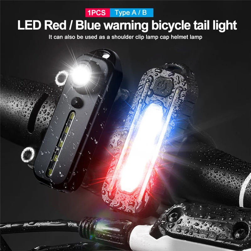 C-Type Rechargeable Bicycle Tail Light – Waterproof LED
