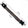 Waterproof Survival Paracord Bracelet with LED Light