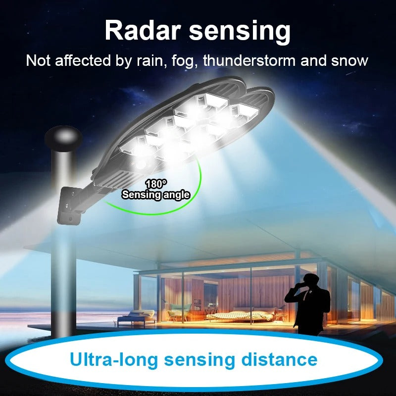 Newest Powerful Solar Lights Outdoor – Motion Sensor, Waterproof Solar