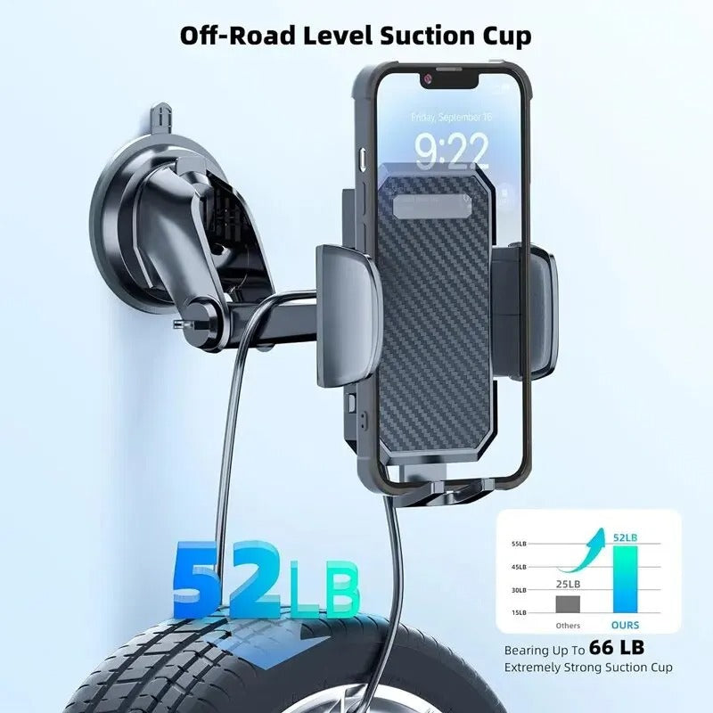 Universal Car Phone Holder Suction Cup Mount Stand for Smartphones