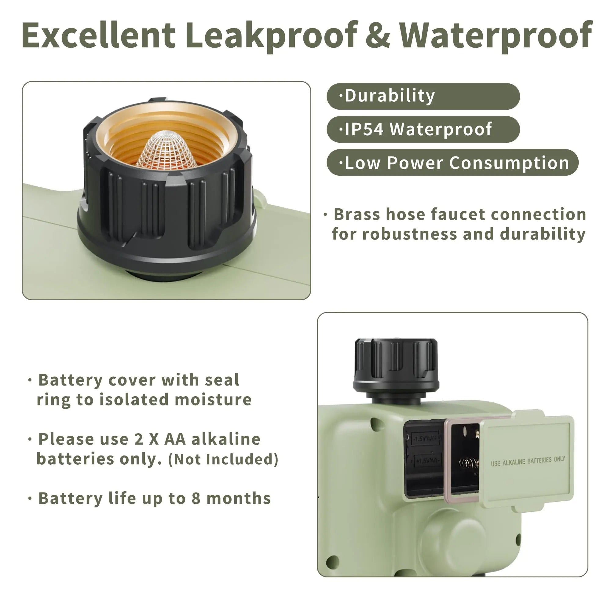 3-Zone Garden Irrigator Water Timer