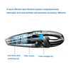 120W Cordless Car Vacuum Cleaner – Powerful Cyclone Suction, Rechargeable Handheld Vacuum