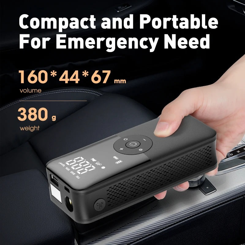 Rechargeable Portable Tire Inflator – Cordless Digital Air Compressor