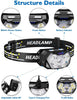 9-LED Rechargeable Headlamp – USB Motion Sensor Headlight
