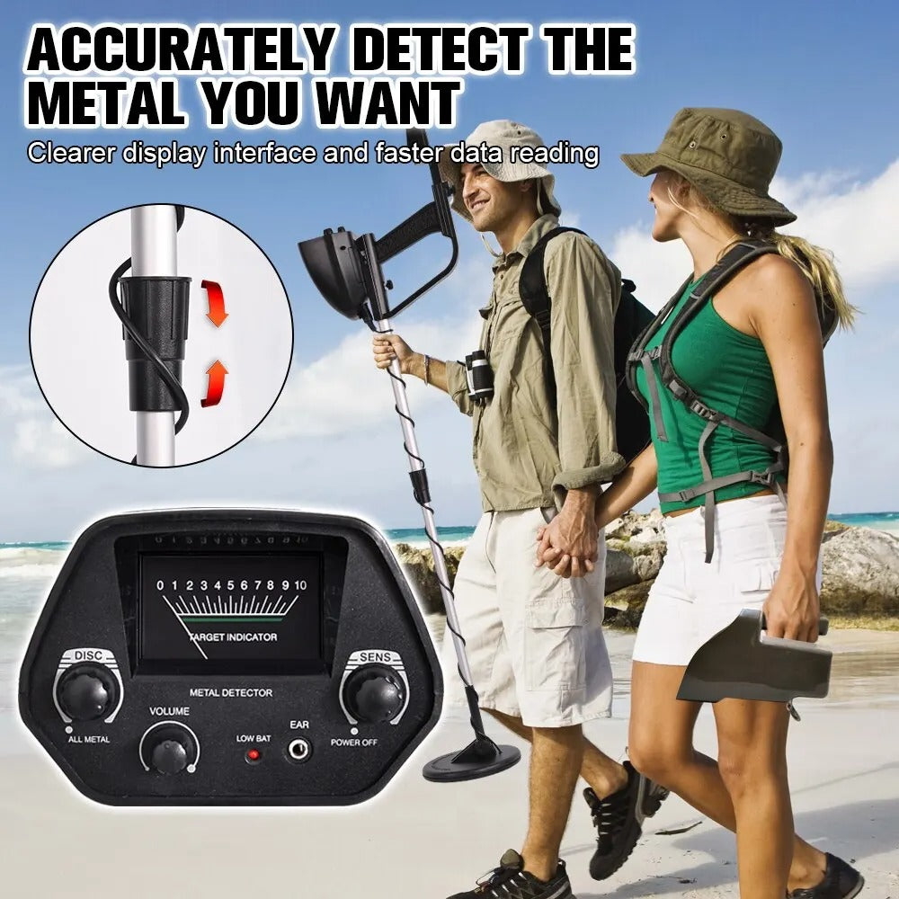 Underground Metal Detector Adjustable Gold & Treasure Finder