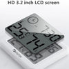Digital Desk & Wall Clock with Temperature & Humidity Display