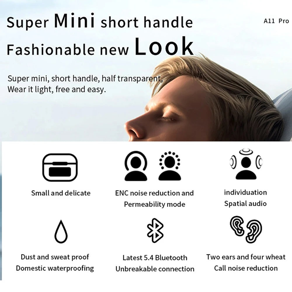 TWS Wireless Earbuds with Touch Control
